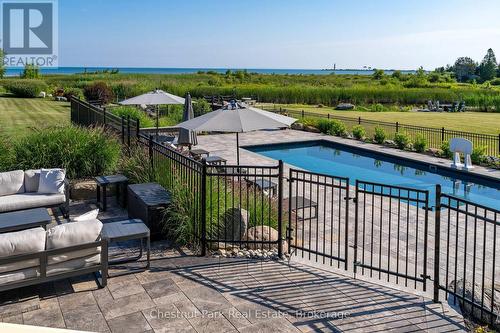 Views of Georgian Bay from the back deck - 176 Bartlett Boulevard, Collingwood, ON 