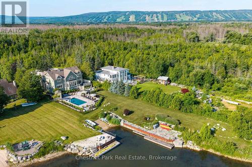 Aerial view - a short drive to the ski hills - 176 Bartlett Boulevard, Collingwood, ON 