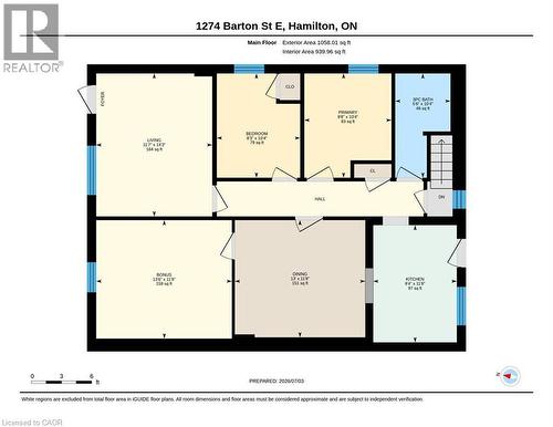 Floor plan - 1274 Barton Street E, Hamilton, ON 
