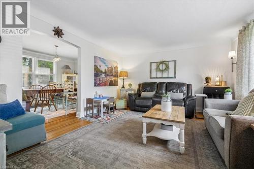 Expansive living area featuring a neutral color palette, recessed lighting, and a wide entryway to an additional room - 80 Maclennan Avenue, Hamilton, ON - Indoor Photo Showing Living Room