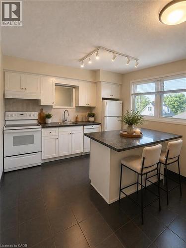 Virtually Staged - 80 Maclennan Avenue, Hamilton, ON - Indoor Photo Showing Kitchen