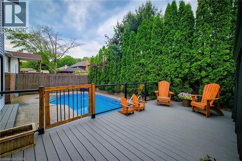 29 Woodside Square, Fonthill, ON - Outdoor With In Ground Pool With Deck Patio Veranda