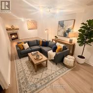virtually staged den - 