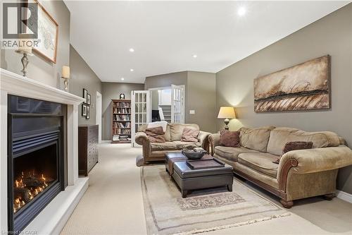 9 Pace Avenue, Brantford, ON - Indoor Photo Showing Living Room With Fireplace