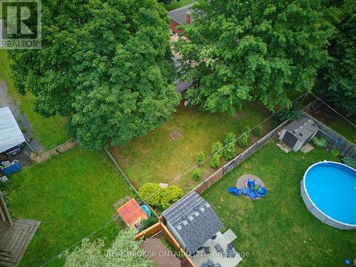 Aerial Backyard - 87 Ball Street, Brant, ON 