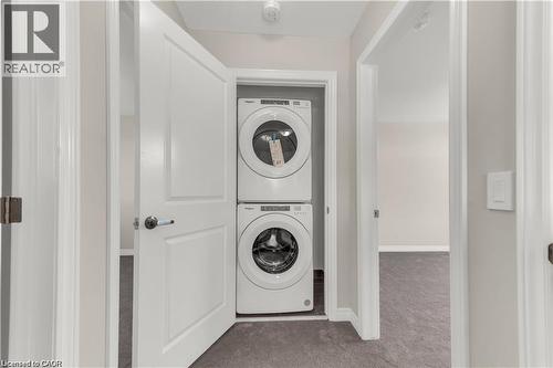 Integrated stacked washer and dryer unit - 19 Picardy Drive Unit# 9, Hamilton, ON 