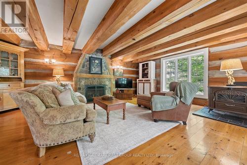 130 Myrtle Road E, Whitby, ON - Indoor Photo Showing Living Room With Fireplace