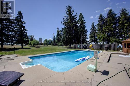 4247 Perth 9 Line, Perth South (Blanshard), ON - Outdoor With In Ground Pool With Backyard
