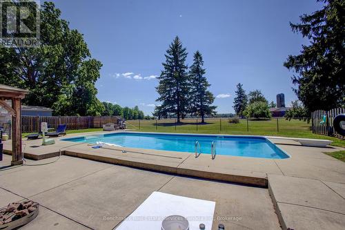 4247 Perth 9 Line, Perth South (Blanshard), ON - Outdoor With In Ground Pool With Backyard