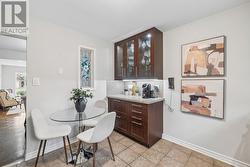 Convenient eat-in kitchen with coffee bar - 