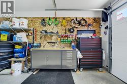 Wood lined garage walls - 