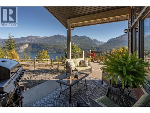 8840 Olson Road, Kaslo, BC - Outdoor With Deck Patio Veranda With View With Exterior
