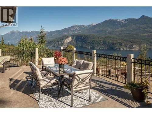 8840 Olson Road, Kaslo, BC - Outdoor With Body Of Water With Deck Patio Veranda With View