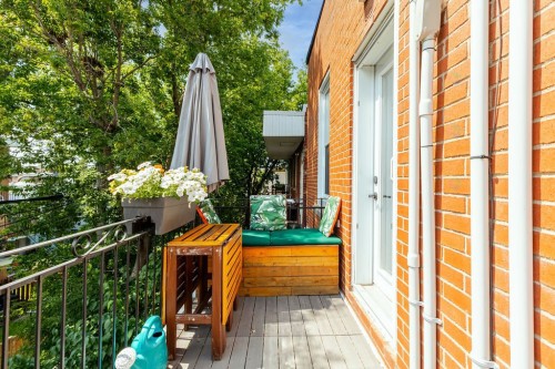 Balcony - 6424 Av. Casgrain, Montréal (Rosemont/La Petite-Patrie), QC - Outdoor With Exterior
