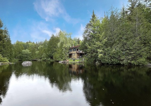 Vue sur l'eau - 612 Ch. Du Lac-Corbeau, Morin-Heights, QC - Outdoor With Body Of Water With View
