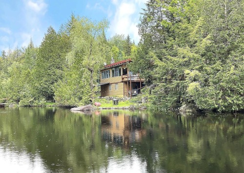 Vue sur l'eau - 612 Ch. Du Lac-Corbeau, Morin-Heights, QC - Outdoor With Body Of Water With View