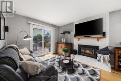 Sliding doors to deck and backyard - 