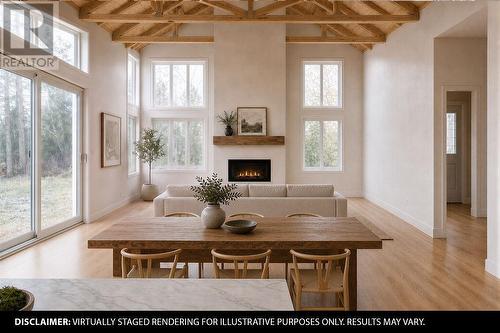 30 Shields Point Road, Bonfield, ON - Indoor With Fireplace