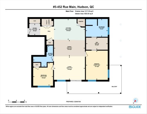 Floor Plan - 5-452 Rue Main, Hudson, QC 