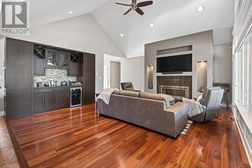 535 Brule Rd, Sault Ste. Marie, ON - Indoor Photo Showing Living Room With Fireplace