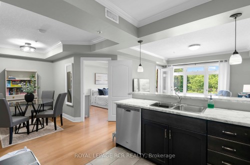307-245 Scotland Street, Centre Wellington, ON - Indoor Photo Showing Kitchen With Double Sink