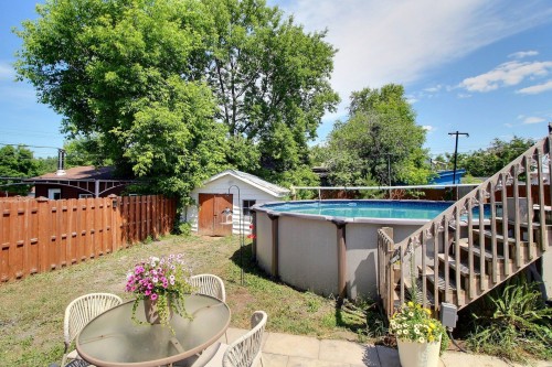 Cour - 258 15E Rue, Val-D'Or, QC - Outdoor With Above Ground Pool