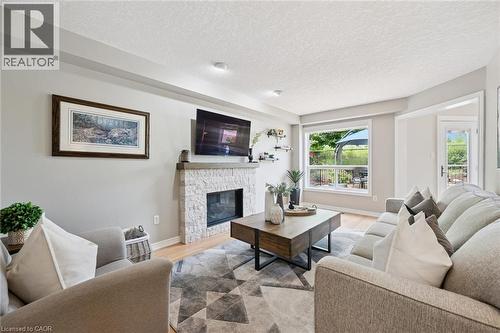 79 Wadsworth Crescent, Cambridge, ON - Indoor Photo Showing Living Room With Fireplace