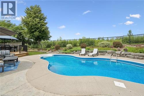79 Wadsworth Crescent, Cambridge, ON - Outdoor With In Ground Pool With Deck Patio Veranda With Backyard