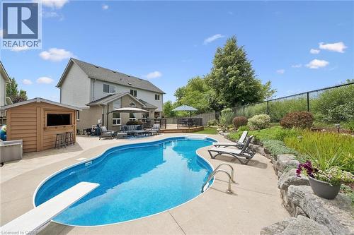 79 Wadsworth Crescent, Cambridge, ON - Outdoor With In Ground Pool With Deck Patio Veranda With Backyard
