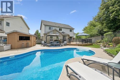 79 Wadsworth Crescent, Cambridge, ON - Outdoor With In Ground Pool With Deck Patio Veranda With Backyard With Exterior