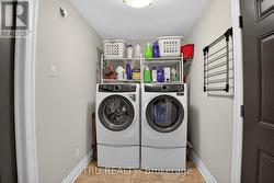 Laundry on main level connecting units - 