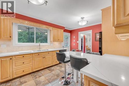 4162 Sutherland Crescent, Burlington, ON - Indoor Photo Showing Kitchen With Double Sink