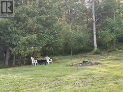 Enjoy roasting marshmallows in the back yard! - 