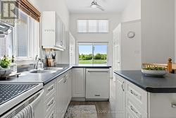 Kitchen view overlooking park - 