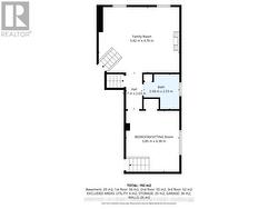 Lower level floor plan - 
