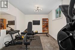 Full Work Out Room In Basement - 