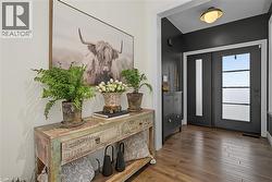 Foyer with ¾” hand scraped hardwood - 