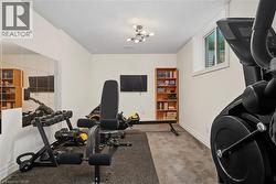 Full Work Out Room In Basement - 