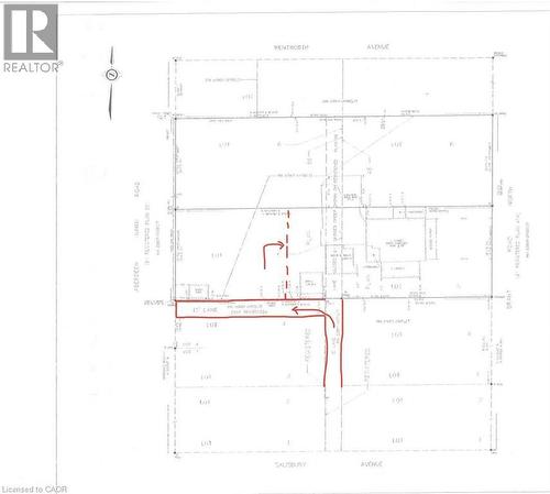 Property Survey - 18 Brant Road N, Cambridge, ON 