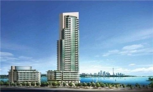 3502-59 Annie Craig Drive, Toronto, ON - Outdoor With Body Of Water With Facade