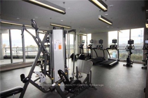 3502-59 Annie Craig Drive, Toronto, ON - Indoor Photo Showing Gym Room