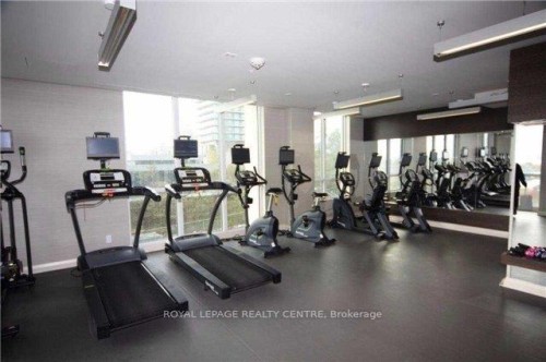 3502-59 Annie Craig Drive, Toronto, ON - Indoor Photo Showing Gym Room