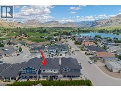Aerial view of back yard looking north - 