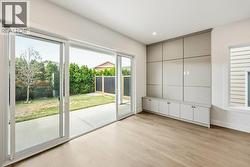 Double sliding doors to private patio & back yard - 