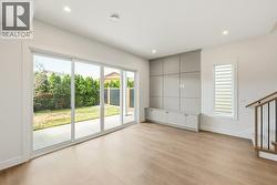 Living room area with built-in media wall - 