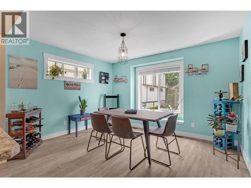 Dining area with all the great light. - 128-1651 Lynrick Road, Kelowna, BC 