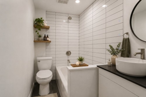 Bathroom - 1458 Av. De La Salle, Montréal (Mercier/Hochelaga-Maisonneuve), QC - Indoor Photo Showing Bathroom