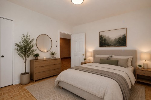 Master Bedroom - 1458 Av. De La Salle, Montréal (Mercier/Hochelaga-Maisonneuve), QC - Indoor Photo Showing Bedroom