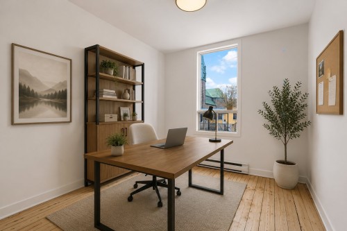 Office - 1458 Av. De La Salle, Montréal (Mercier/Hochelaga-Maisonneuve), QC - Indoor Photo Showing Office