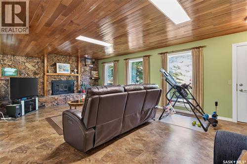 1112 11Th Street, Humboldt, SK - Indoor With Fireplace